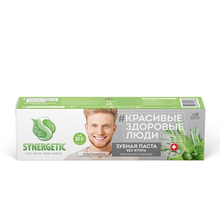 Зубная паста &laquo;Synergetic&raquo;, комплексное укрепление, 100 г