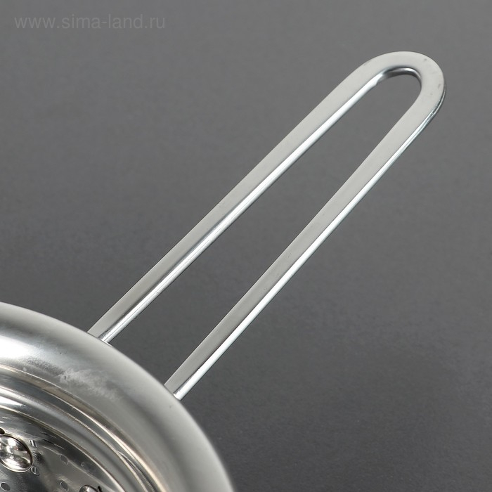 Дуршлаг из нержавеющей стали Доляна &laquo;Гудвин&raquo;, d=20 см, длинная ручка