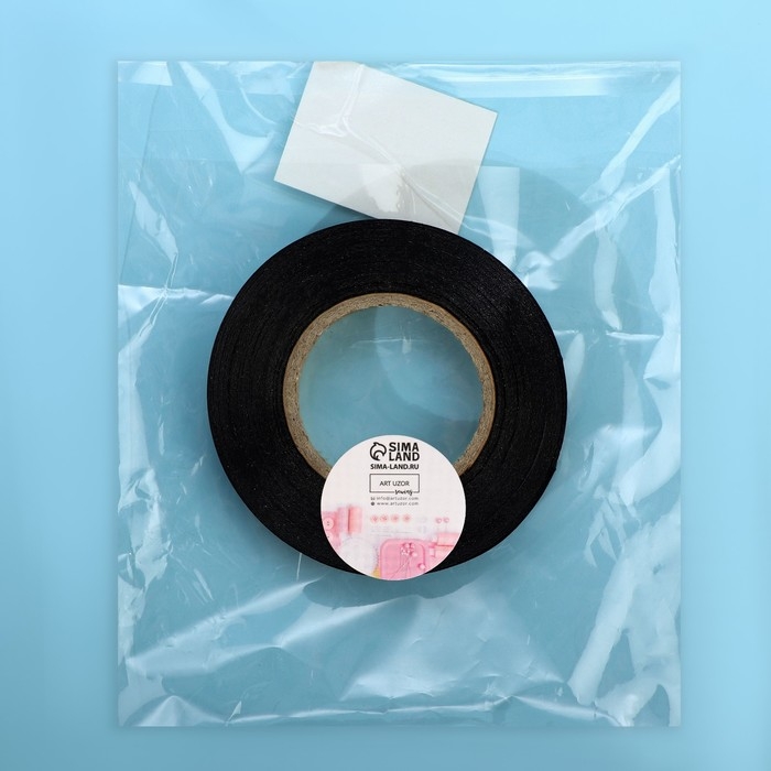 Размерник сатиновый, &laquo;XL&raquo;, 1000 шт, 12 мм, 30 м, цвет чёрный