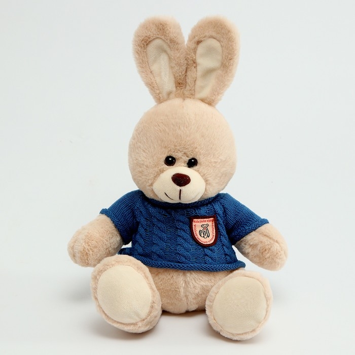 Мягкая игрушка &laquo;Заяц&raquo;, в свитере, 25 см, цвет МИКС