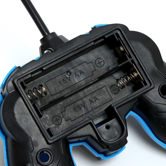 Машинка &laquo;Перевёртыш&raquo;, радиоуправляемая, работает от аккумулятора, цвет синий