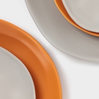 Тарелка  Magistro "Potter" 18см 18х17,7х2,5 цвет светло-серый