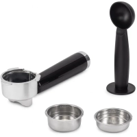 Кофеварка рожковая HEM-9999 серебристый