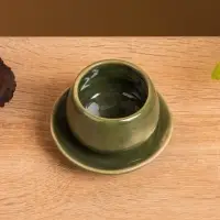 Соусник &laquo;Чашка&raquo;, 8.5&times;8.5&times;6 см, керамика, зелёный