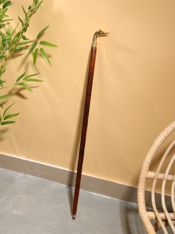 Трость &laquo;Селезень&raquo;, шишам, латунь, 95 см