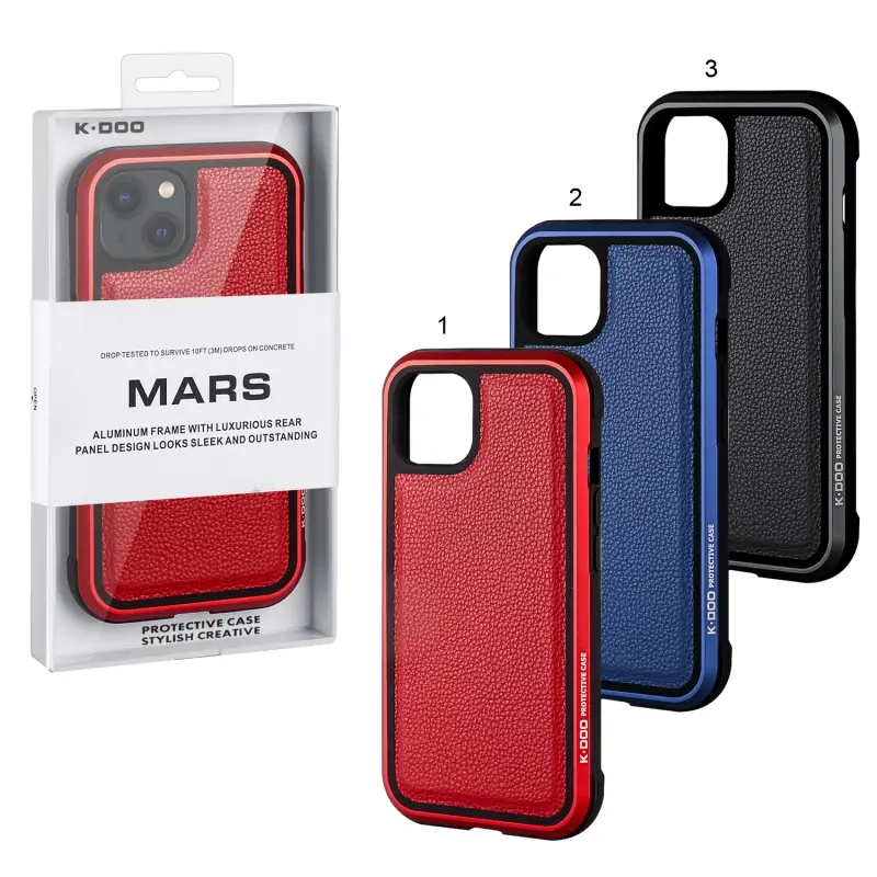 Чехол iPhone 13 Mars Leather