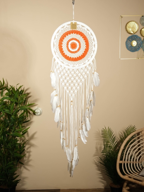 Ловец снов "Красный глаз" 32х90 см.