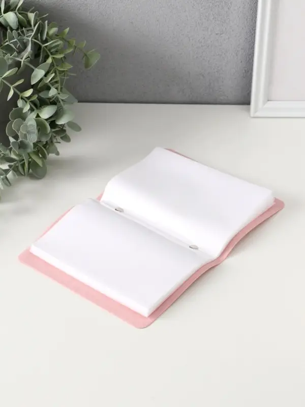 Фотоальбом из кожзама &ldquo; Счастливые моменты&rdquo; розовый, 12,5 х 17 см