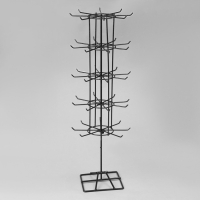 Вертушка, 5 ярусов по 8 крючков, 20&times;20&times;60, цвет чёрный