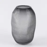 Ваза &laquo;Аллесио&raquo;, 25&times;16 см, стекло, чёрная