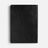 Ежедневник Doppio, недатированный, черный с серым