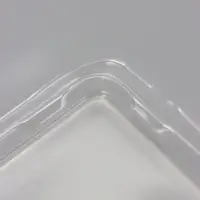 Контейнер с плоской крышкой, черный, 0,5 л, 16 х 12 х 4,5 см