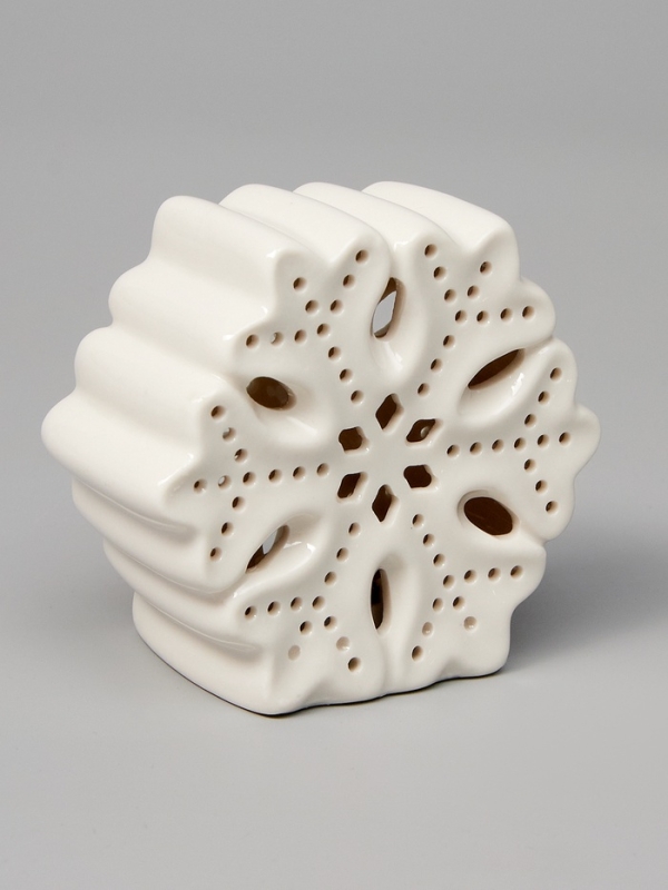 Светодиодная фигура "Снежинка" 9х4.4х8.8, 1 LED, LR44x3(в компл.), Т/БЕЛЫЙ