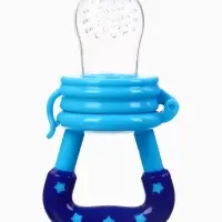 Ниблер для прикорма, с силиконовой сеточкой "Сыночек", цвет синий