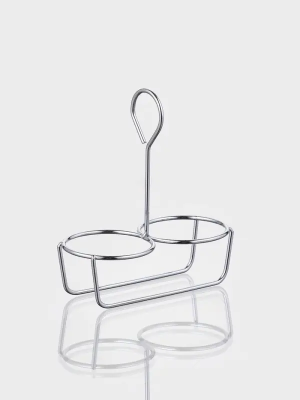 Набор для специй "Стиль" 2 шт, на подставке, 130 мл