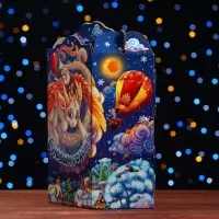Подарочная новогодняя коробка &laquo;Трапеция с драконом&raquo; 25&times;11&times;33 см