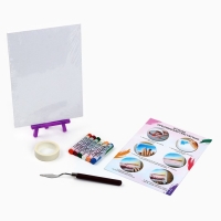 Рисование пастелью с мольбертом &laquo;Лавандовое поле&raquo;, набор для творчества