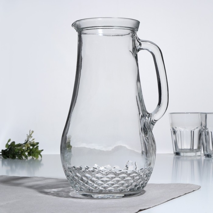 Кувшин &laquo;Крист&raquo;, стеклянный, 1500 мл