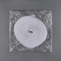 Шторная лента, матовая, 7 см, 30 &plusmn; 1 м, цвет белый