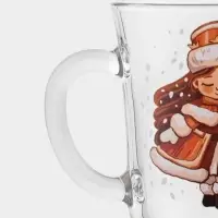 Кружка "Глинтвейн" "Новогодние игрушки" 250 мл