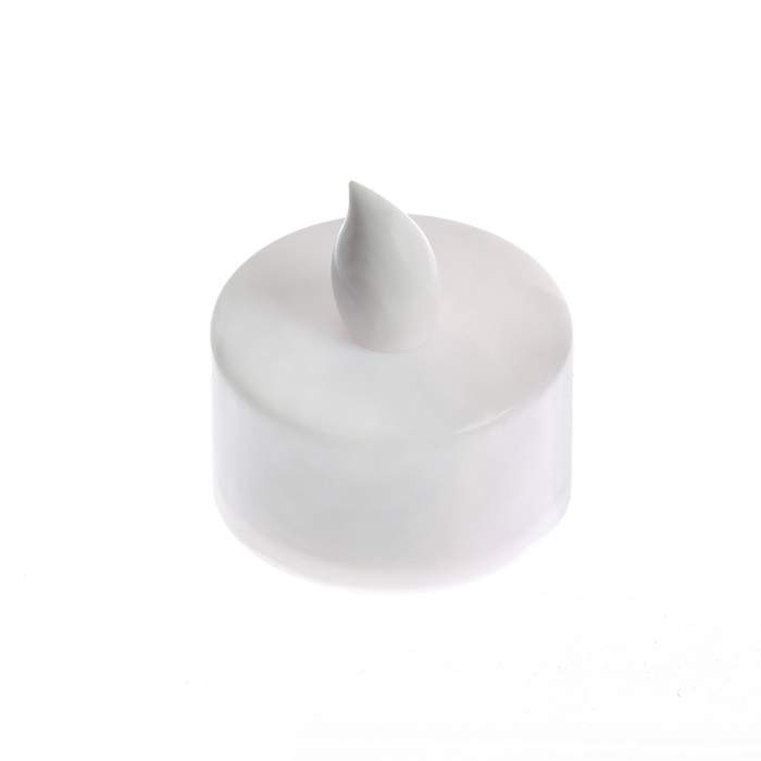 Светодиодные свечи, ночники LED RISALUX &laquo;Помнить&raquo; набор 2 шт., белые, RGB, 3.5&times;3.5&times;4 см