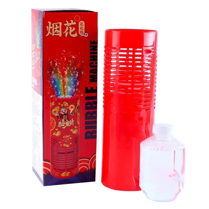 Генератор мыльных пузырей &laquo;Фонтан эмоций&raquo;, 23,8х9х9 см, бутылочка мыльного раствора 60 мл