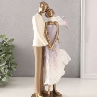 Сувенир полистоун "Ветер. Пара влюблённых" 14х8х27 см