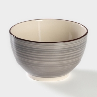 Салатник керамический Доляна &laquo;Морской мир&raquo;, 800 мл, d=14 см, цвет коричневый