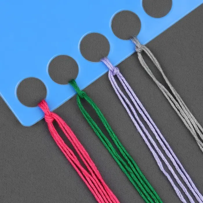 Органайзер для ниток мулине на 20 цветов, 19&times;8 см, синий