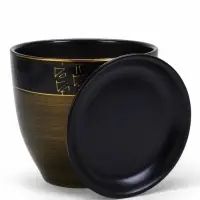 Набор горшков цветочный поддоном 4 шт 0,4 / 1 / 2,5 / 5 л керамика, Мираж