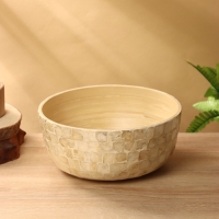 Салатник 25х25х12 см, бамбук