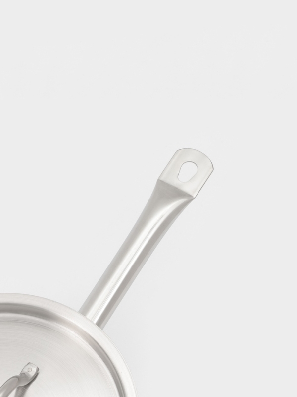 Ковш 2,8 л, d=18, h=11 см, с крышкой, толщина стенки 0,8 мм, индукция