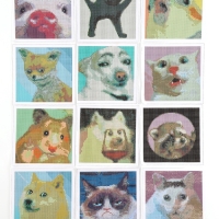 Алмазная мозаика 12 в 1 &laquo;Мемы&raquo;, 14,5 х 14,5 см