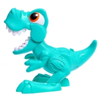 Набор для игры с мягким пластилином &laquo;Диномир&raquo;, 6 баночек с массой для лепки, 5 форм