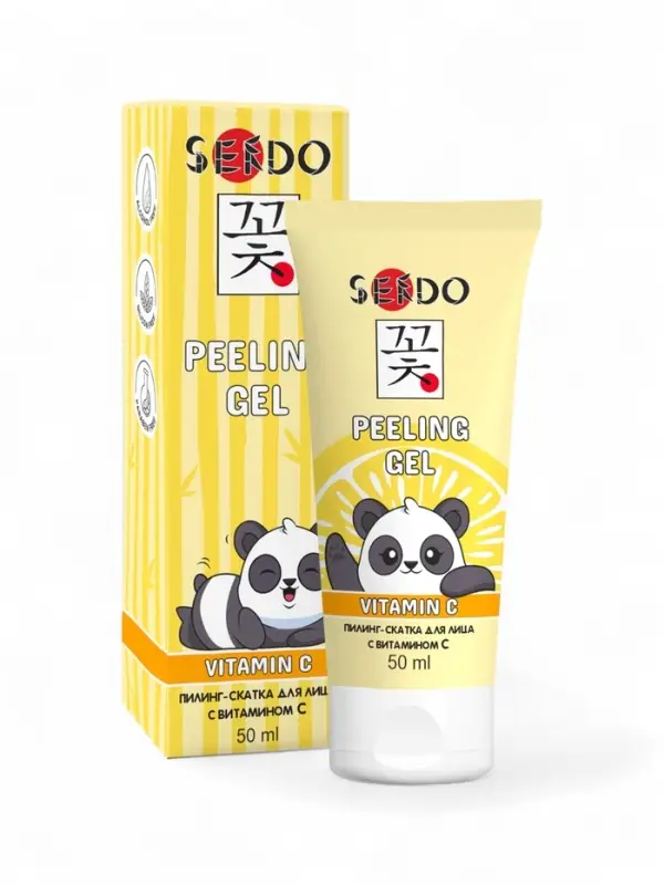 Пилинг-скатка для лица Sendo c витамином С, 50 мл