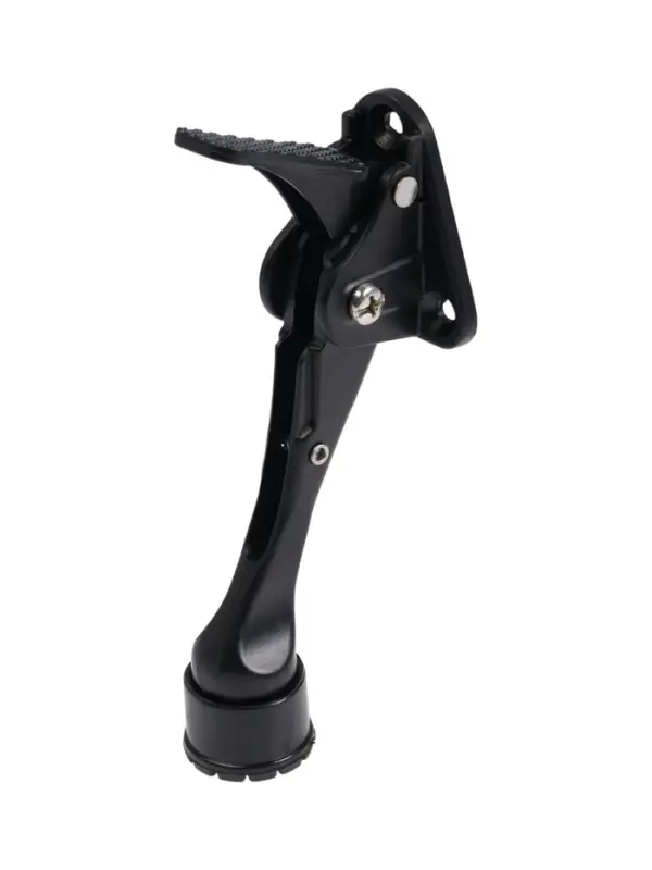 Фиксатор дверной LOCKLAND &ldquo;козья ножка&rdquo;, с автоподъемом, цвет черный