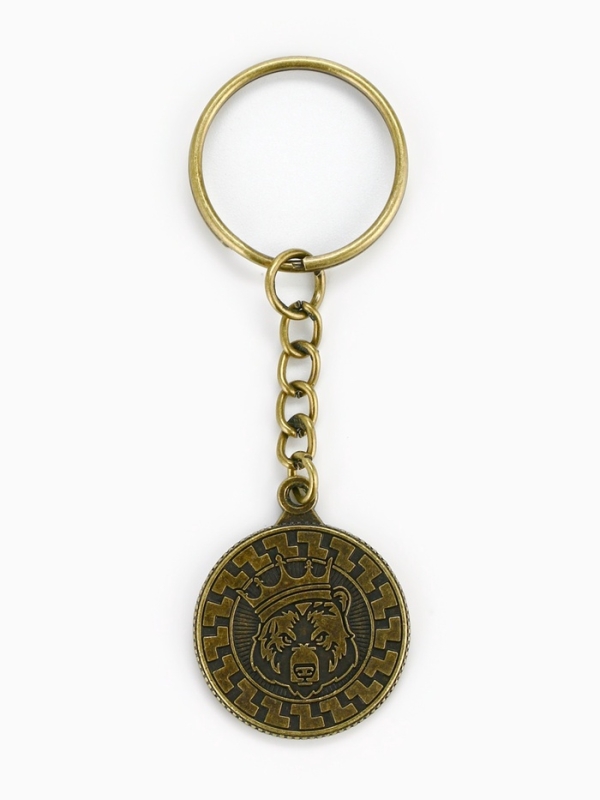 Брелок для ключей, металлический &laquo;Настоящий мужчина&raquo; , диам. 2.5 см