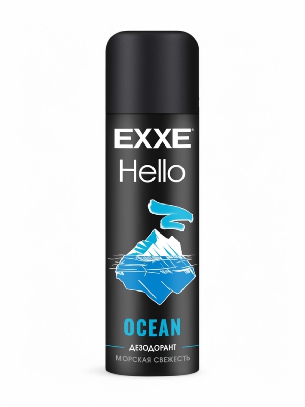 Мужской дезодорант-аэрозоль EXXE Hello OCEAN, 150 мл