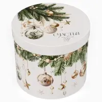 Набор подарочных коробок 5 в 1 &laquo;Золотые шары&raquo;, 13&times;14‒19.5&times;22 см