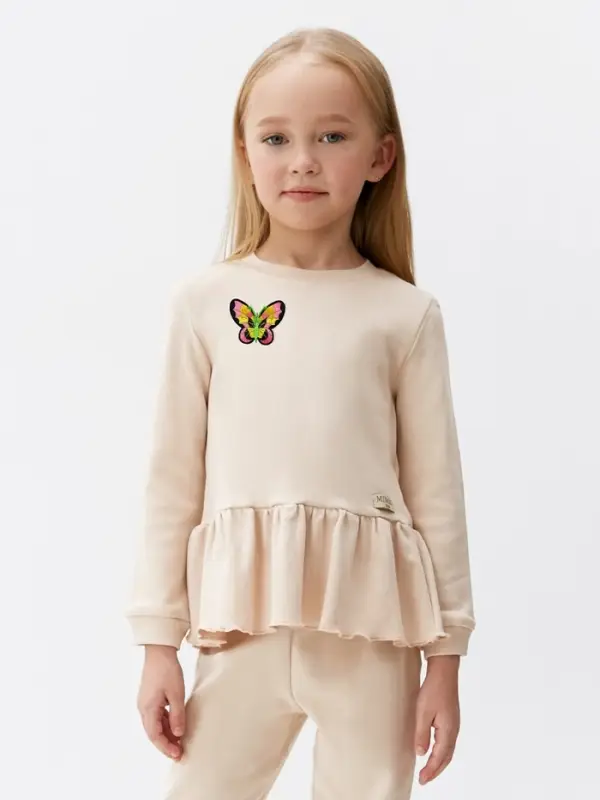 Термоаппликация &laquo;Бабочка&raquo;, 6&times;7.5 см, разноцветная