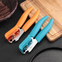 Нож консервный Доляна &laquo;Волна&raquo;, 20 см, цвет красный