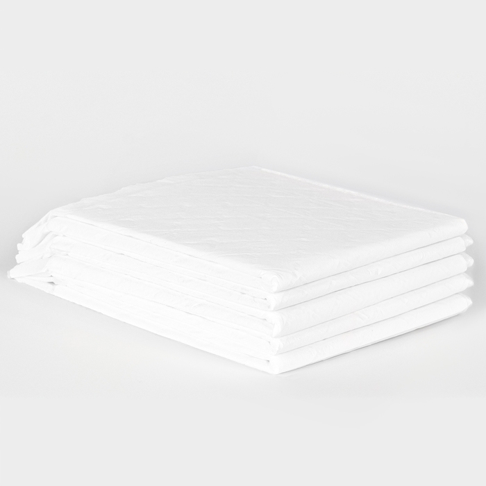 Пелёнки одноразовые впитывающие для детей, размер 60x40, 5 слоев, 5 шт., Крошка Я