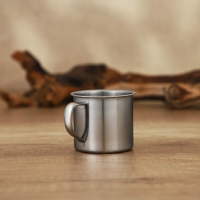 Кружка из нержавеющей стали &laquo;Мэйли&raquo;, 170 мл, d=7 см, цвет хромированный