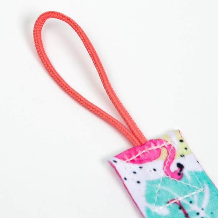 Держатель для соски - пустышки &laquo;Фламинго&raquo;, на ленте