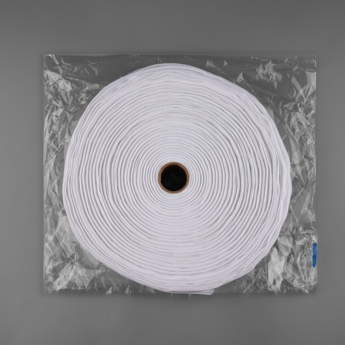 Шторная лента классическая, матовая, 4 см, 100 &plusmn; 1 м, цвет белый