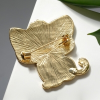 Брошь &laquo;Котик&raquo; с большими глазами, цвет чёрный в золоте