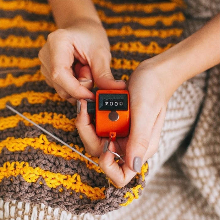 Счётчик рядов механический, цвет МИКС