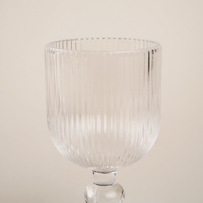 Набор бокалов для вина стеклянный SL Home &laquo;Модерн&raquo;, 250 мл, 8&times;14,5 см, цвет прозрачный