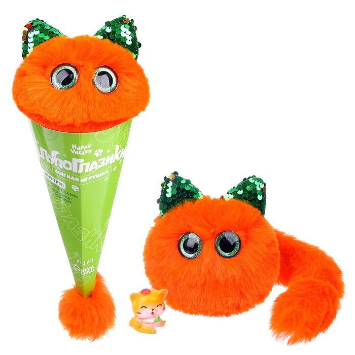 Мягкая игрушка &laquo;Лупоглазики: Кэнди-плюш&raquo;, с питомцем, 11 см, МИКС