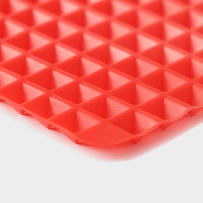 Коврик - антижир для запекания Доляна &laquo;Шипы&raquo;, силикон, 39&times;27,5 см, цвет МИКС